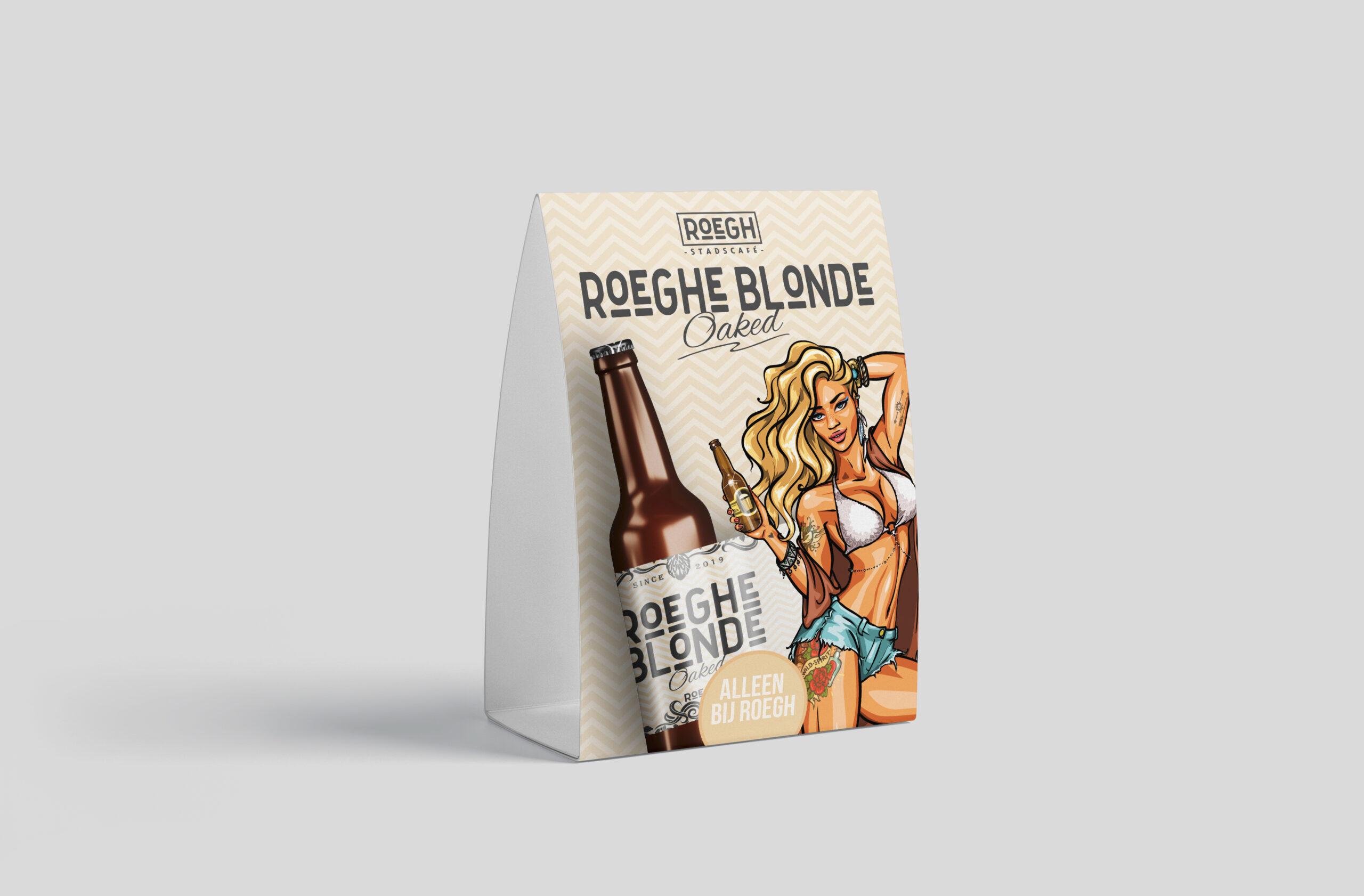 Roegh stadscafe &bull; Rockgood Design - Graffische Vormgeving Friesland