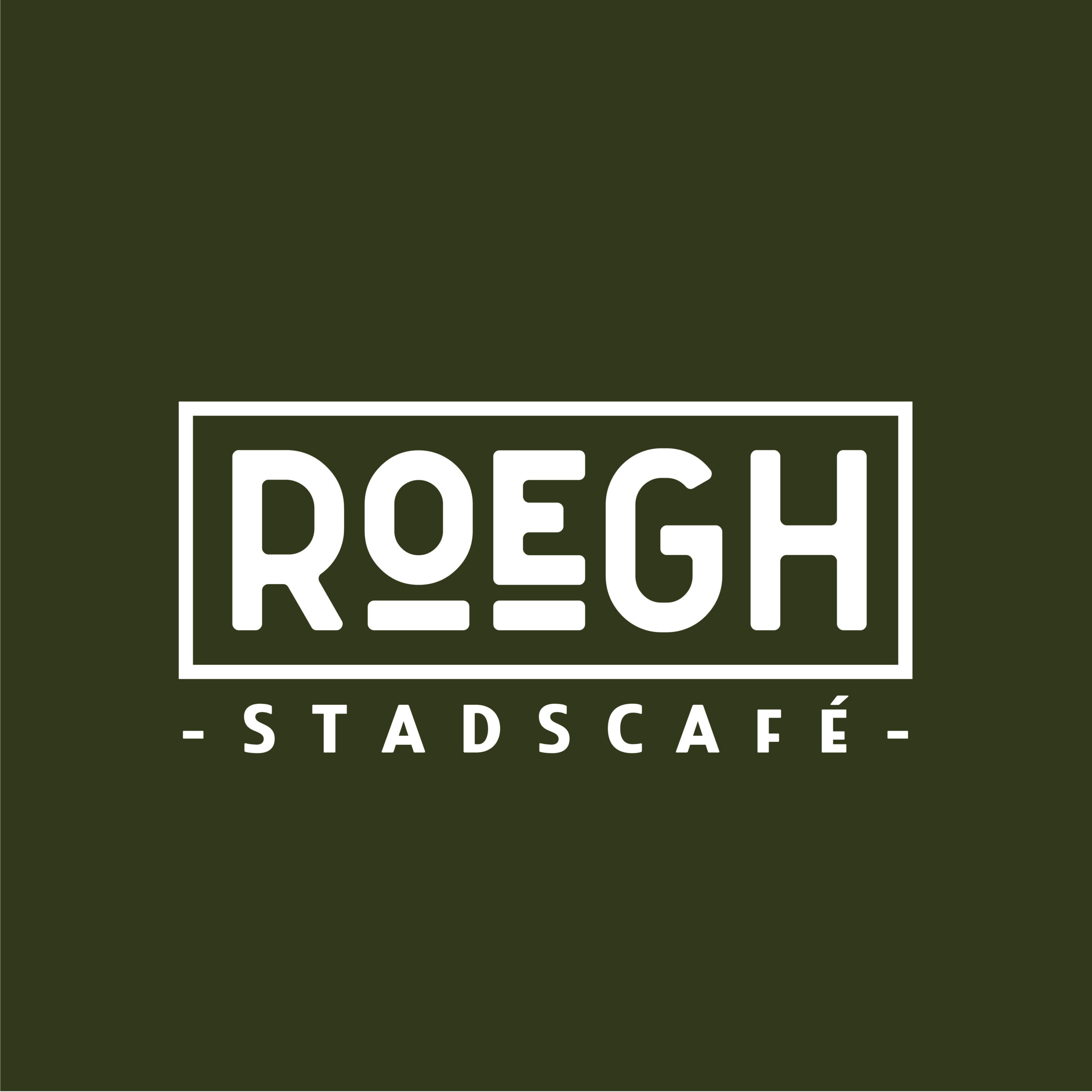 Roegh stadscafe &bull; Rockgood Design - Graffische Vormgeving Friesland