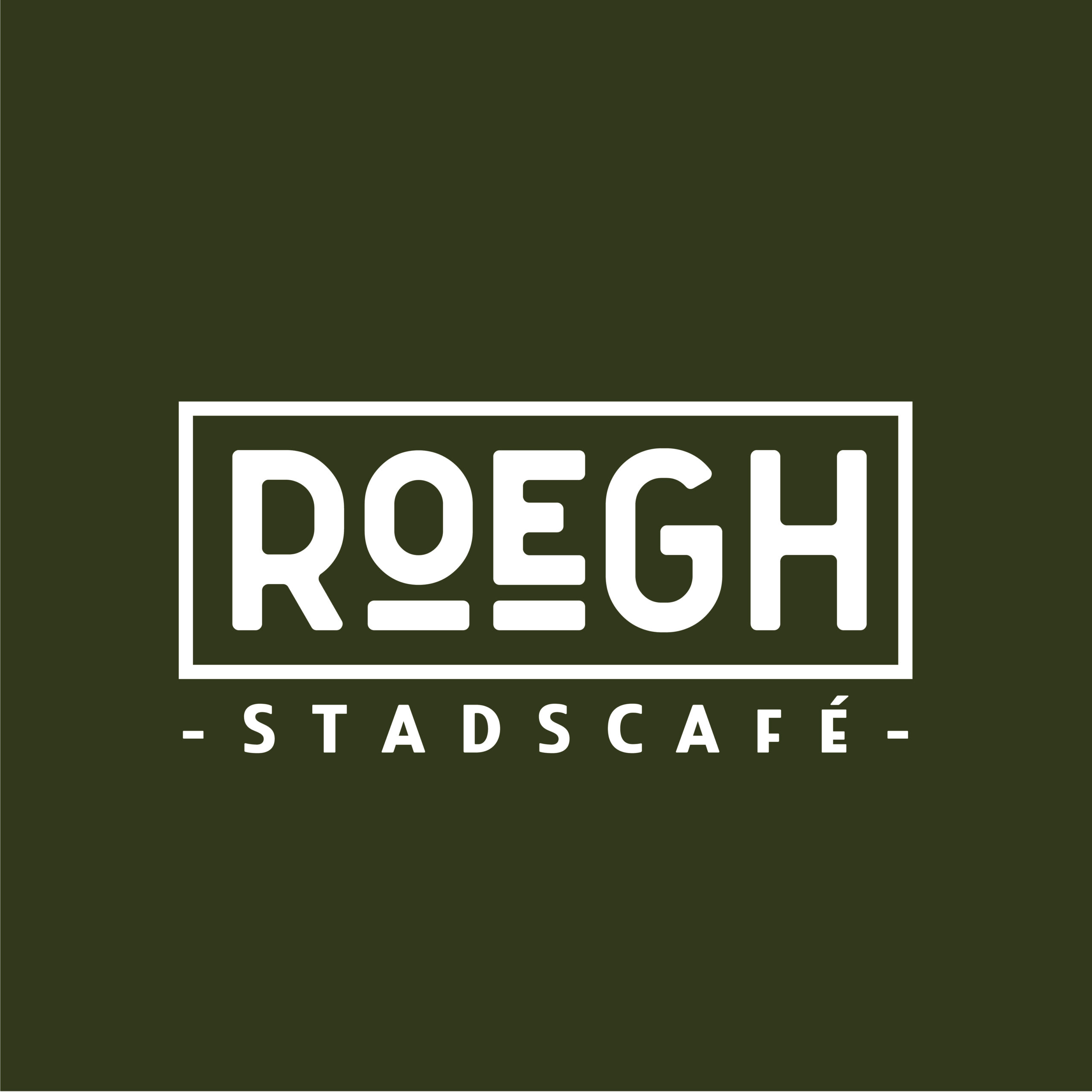 Roegh stadscafe &bull; Rockgood Design - Graffische Vormgeving Friesland