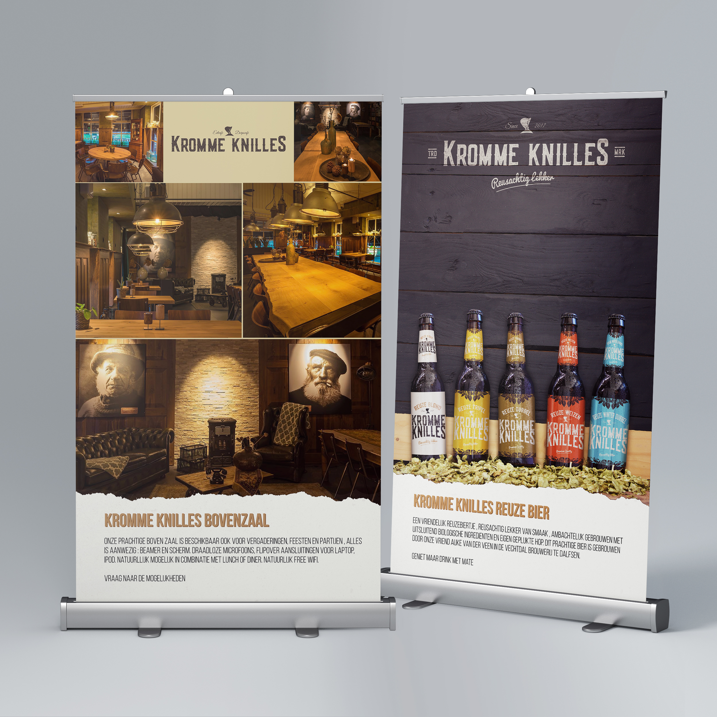 Kromme Knilles &bull; Rockgood Design - Graffische Vormgeving Friesland